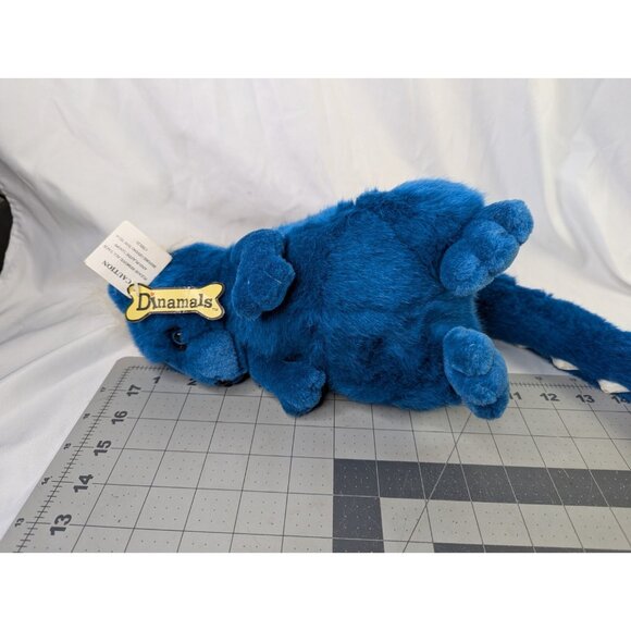 Dinamals Dinocat Bluetiful Cat Plush Plush 10 Inch 2000 Brandis Toy Storee - Picture 11 of 12